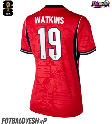 Anglie Ollie Watkins #19 Dámské Venkovní Dres MS 2026 Krátký Rukáv